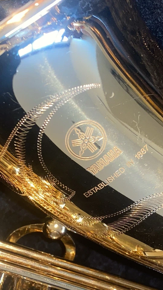 Saxofón alto Yamaha YAS-62 profesional con boquilla/estuche original FUNCIONA Foto 3 de 4