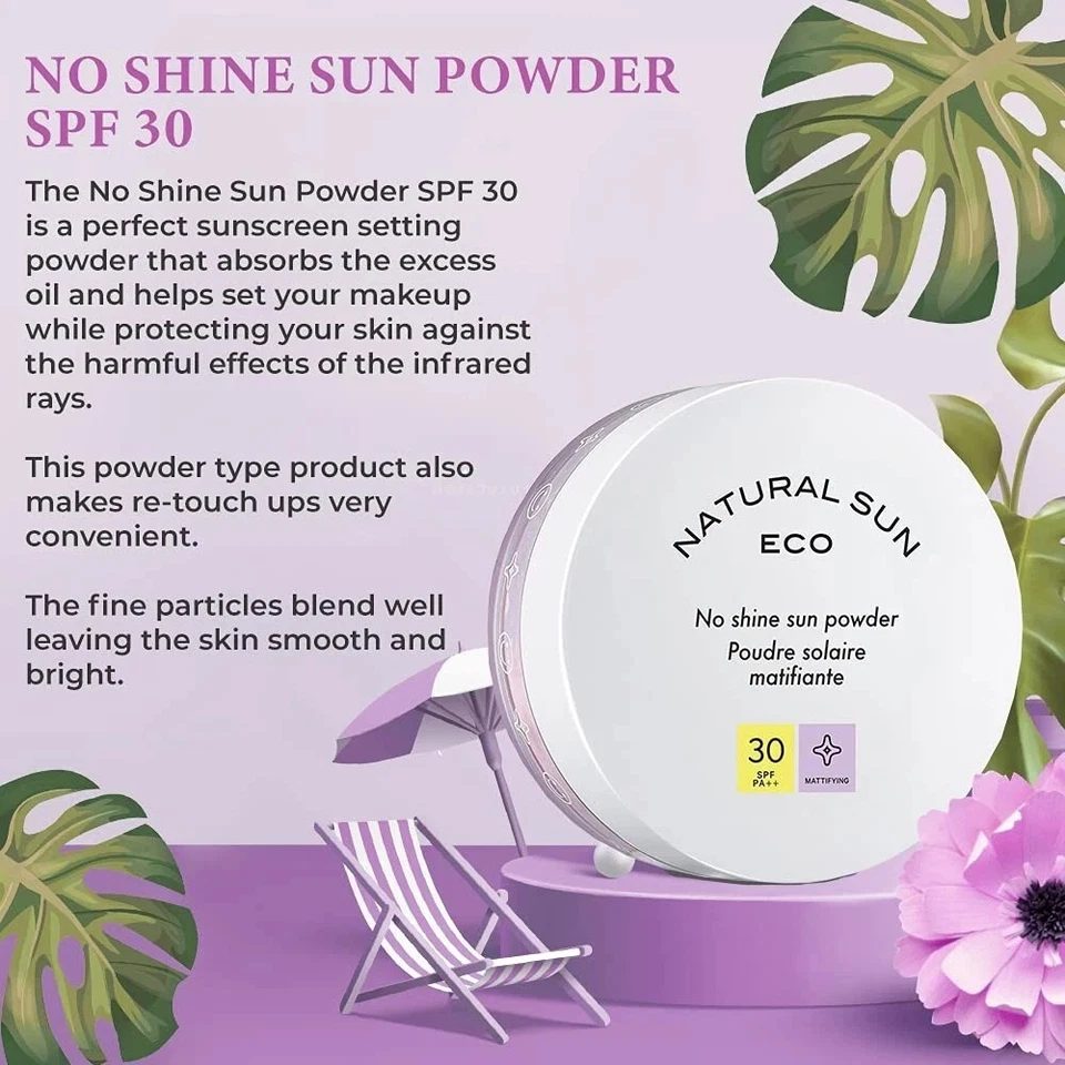 Polvo solar The Face Shop Naturalsun Eco No Shine | Protector solar unisex FPS 30 | 13 g Foto 3 de 4