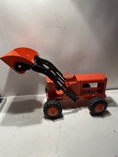 Vtg Marx Pressed Steel Farm Tractor Hi Lift Made In USA In 1950s Excellent C3