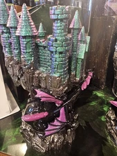 Bath & Body Works Disney Villain MALEFICENT DRAGON CASTLE PEDESTAL Candle Holder