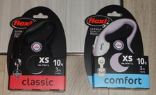 Flexi CLASSIC COMFORT dog leash Tape 10 Ft XSMALL up to 26 lbs. LOT OF 2