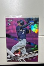 2017 Topps Chrome - Orlando Arcia #73 Pink Refractor (RC)