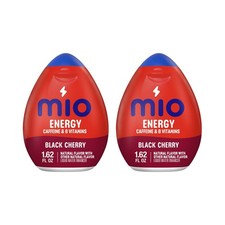 Mio Energy Liquid Water Enhancer, Black Cherry, 1.62 Fl Oz Pack of 2
