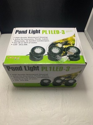 JEBAO PL1LED-3pcs LED Pond SpotLights Waterproof Housing Electrical Power Source
