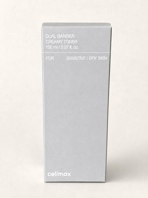 Celimax Dual Barrier Creamy Toner 150ml Sensitive Dry Skin K-Beauty
