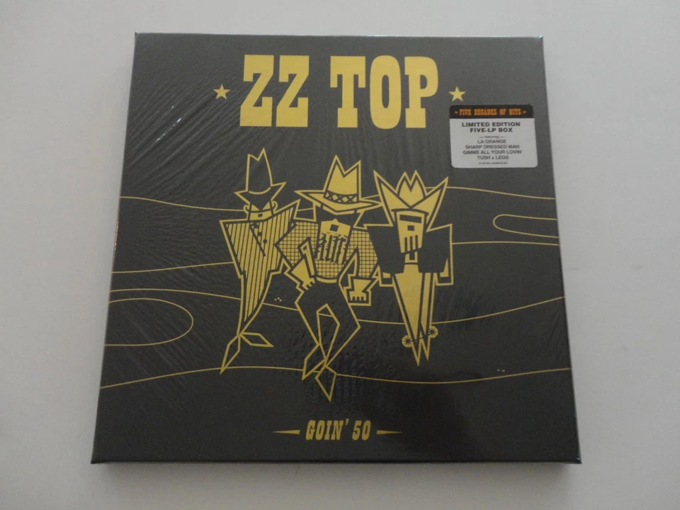 ZZ TOP ~ GOIN' 50 ~ 2019 LIMITED EDITION 5x 180g VINYL LPs BOX SET OUT OF PRINT Foto 2 de 4