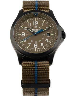 Traser H3 111074 Herrenuhr P67 Officer Pro Khaki 42mm 10ATM