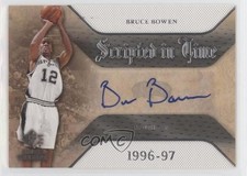 2007-08 SP Rookie Threads Scripted in Time Bruce Bowen #SIT-BB Auto 0kr0