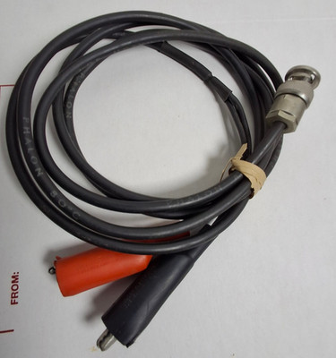 Bendix BNC 30220-1 Male/Mueller BU-60 Alligator/Insulator Clips Test 63'' Cable
