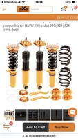MaXpeedingRods Coilover Springs Shocks Dampers Lowering Kit BMW New FREE POST