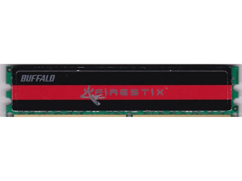 1GB 1x1GB PC2-6400 DDR2-800 BUFFALO FIRESTIX RAM MEMORY STICK FSH800D2B-1G DIMM - Image 2 of 3