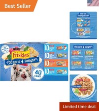 Purina Wet Cat Food Variety Pack of 40 (5.5 oz) – Oceans of Delight for Adult... 4.04 per gallon