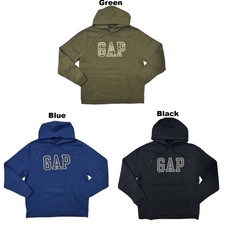 Gap Unisex Adult Embroidered Big Logo Soft Fleece Pullover Hoodie