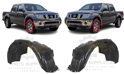 NEU Für Nissan Frontier 2005-2020 Kotflügel Spritzschutz Vorne Links Rechts Set