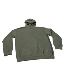 Comfrt Olive Green Hoodie Womenswear 2XL Pullover Sweatshirt Long Sleeve