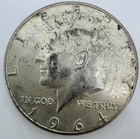 1964 USA Kennedy 90% Silver Half Dollar Coin A23