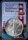 1986-(S) $1 American Silver Eagle NGC Gem Uncirculated | Early Production UNC BU