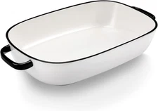6 Quart Large Rectangular Baking Dish, 16X11 Inches Ceramic Baking Pan Casserole