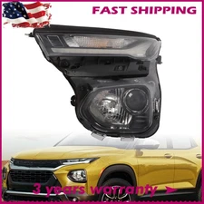 Halogen With LED DRL Driver Side For 2021-2024 Chevy Trailblazer Headlight