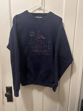 Hotel Del Coronado Embroidered Pullover Sweatshirt Adult Medium