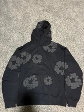 Denim Tears Hoodie All Black Size M