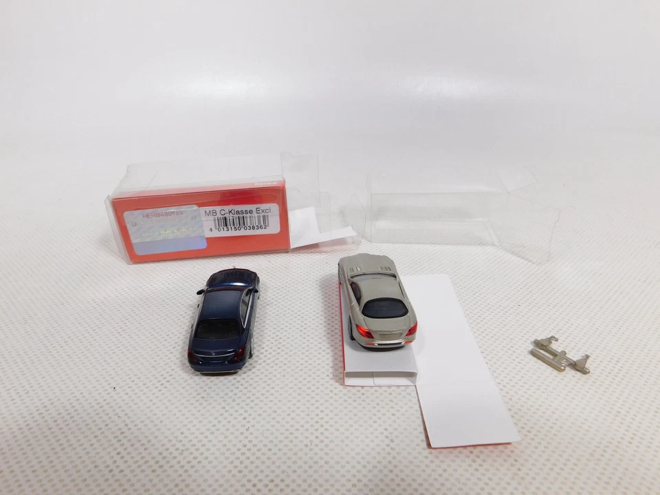 2X Herpa H0 1:87 MB 033206 SLR McLaren 038362 C-Klasse Excl. Mint+Box #DP370-0,5 - Photo 4/4