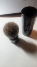 The Art of Shaving Hand Made Silvertip Badger 3 Shaving Brush Black NEW