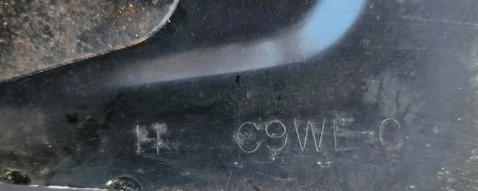 Mercury Cougar C9we-C 1969 351 W con ventilador de 7 hojas de aire acondicionado de 18" Foto 3 de 4