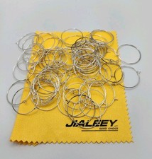 1" Silver Craft Rings, Set Of 80
