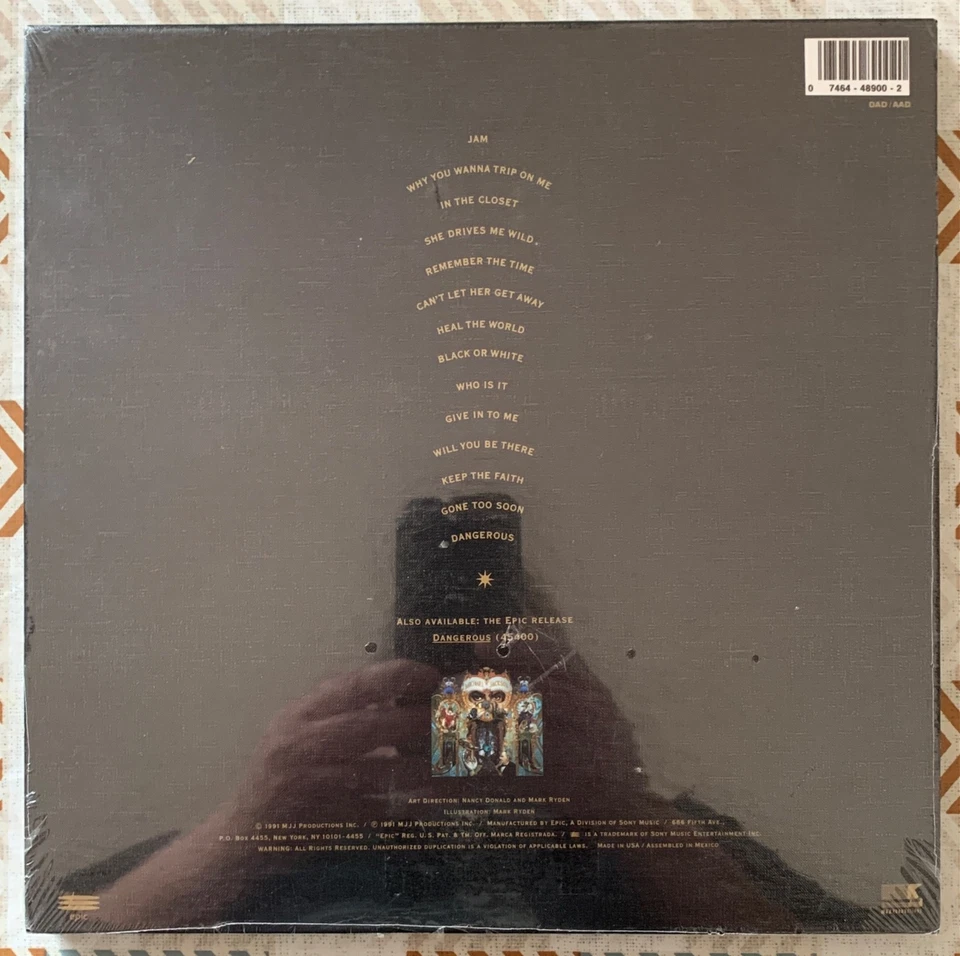 Michael Jackson Dangerous - Collector's Edition First Printing 1992 - CD Pop-Up - Photo 2/4