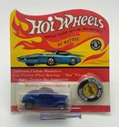 Vintage Hot Wheels Redline 1968 Blue Classic 36 Ford Coupe (A)