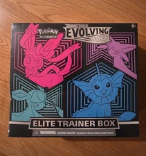 Pokémon Evolving Skies Elite Trainer Box Sylveon, Espeon, Glaceon, Vaporeon 