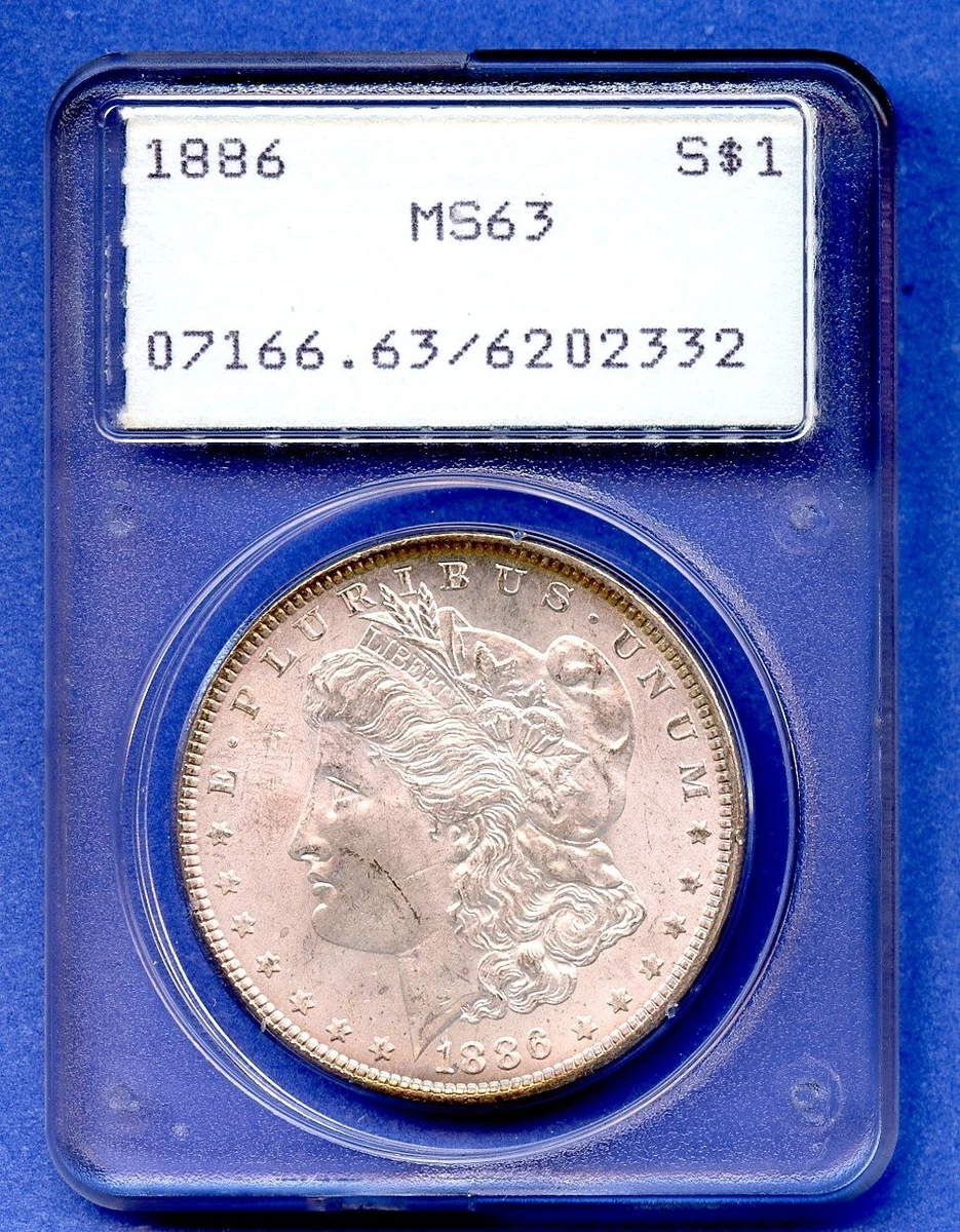 アメリカ　モルガンダラー銀貨1886 MS-63 PCGS アメリカ モルガンダラー銀貨1886 MS-63 PCGS｜Yahoo!フリマ（旧PayPay
