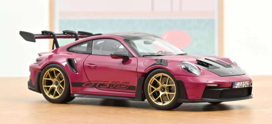 Porsche 911 GT3 RS 4.0 – Auto Radiocomandata Scala 1:24, Licenza Ufficiale, Pronta All'uso, Lunghezza 20 Cm