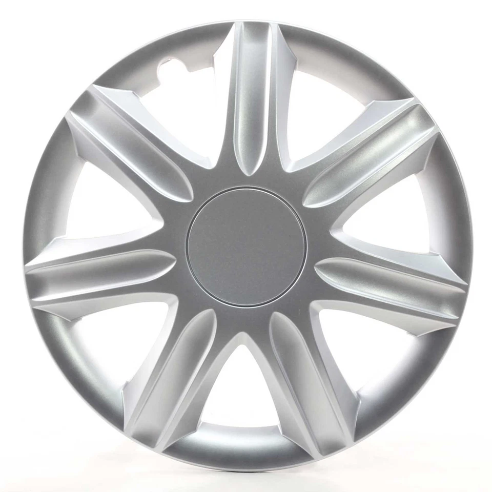 4x Coppe Ruota 16 Pollici Copricerchi "Rubin" silber compatibili con Alfa Dacia - Immagine 2 di 4