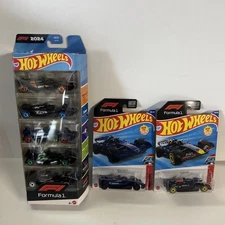 Hot Wheels Formula 1 lot 5 Pack, Williams Racing, Oracle Red Bull Racing  7 Cars
