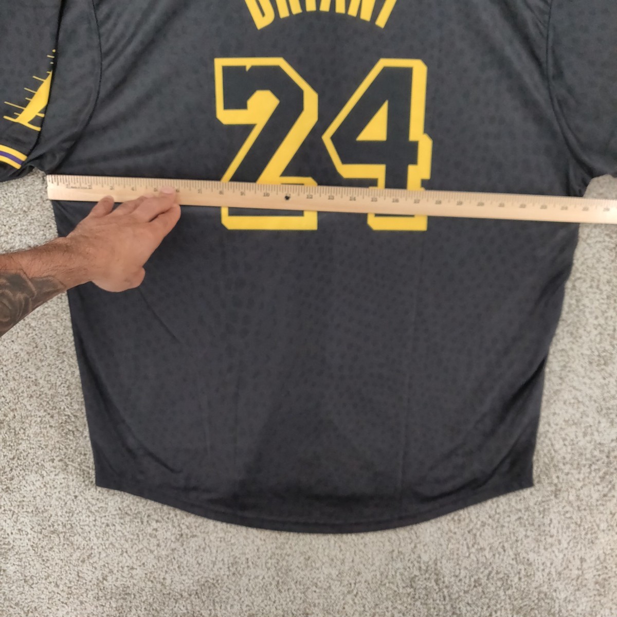 Los Angeles Dodgers LA Lakers Kobe Bryant Night Baseball Jersey XL