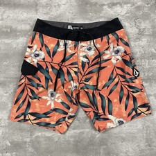 VOLCOM MOD TECH BOARD SHORTS Mens 30 swim surf swim floral aop