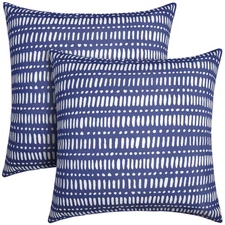 Pack of 2 18x18 Outdoor Pillows, Waterproof Throw Pillows with Inserts, Decor...
