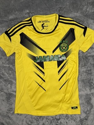 Jamaica National  Team football Jersey LMS Sports Size Medium 1962 Patch soccer 