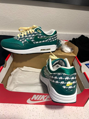 Nike Air Max 1 Premium Limeade CJ0609-300 Pine Green/True White Men's