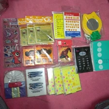 Hand Mirror Memo Pad Perman Seal Cheburashka Disney Mr. Incredibles #3b8380