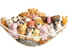 Stuffed Animal Storage Hammock Net Corner Plush Toy Organizer Nursery Decor