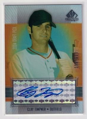 CLAY TIMPNER 358/600 Auto 2004 Upper Deck SP #399 San Francisco Giants