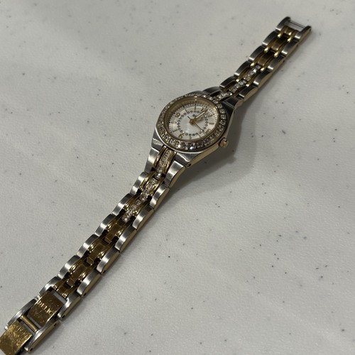Relic By Fossil Women's Watch ZR11775 Queen's Court Quartz Crystal - New Battery - Picture 6 of 11