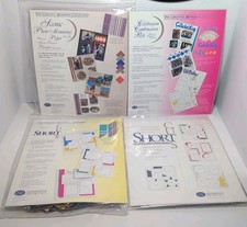 Lot of 4 Sealed Creative Memories Paper Packs  Cutouts
