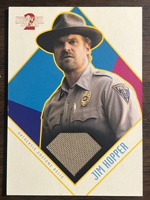 2019 Topps Stranger Things 2 #CR-HU Jim Hopper Costume Relic