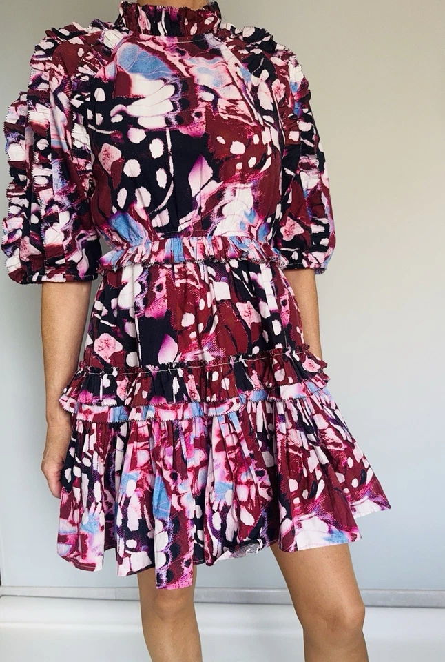 Robe à volume prototype KAREN MILLEN - Taille 38 (uk 10) - Photo 4/4