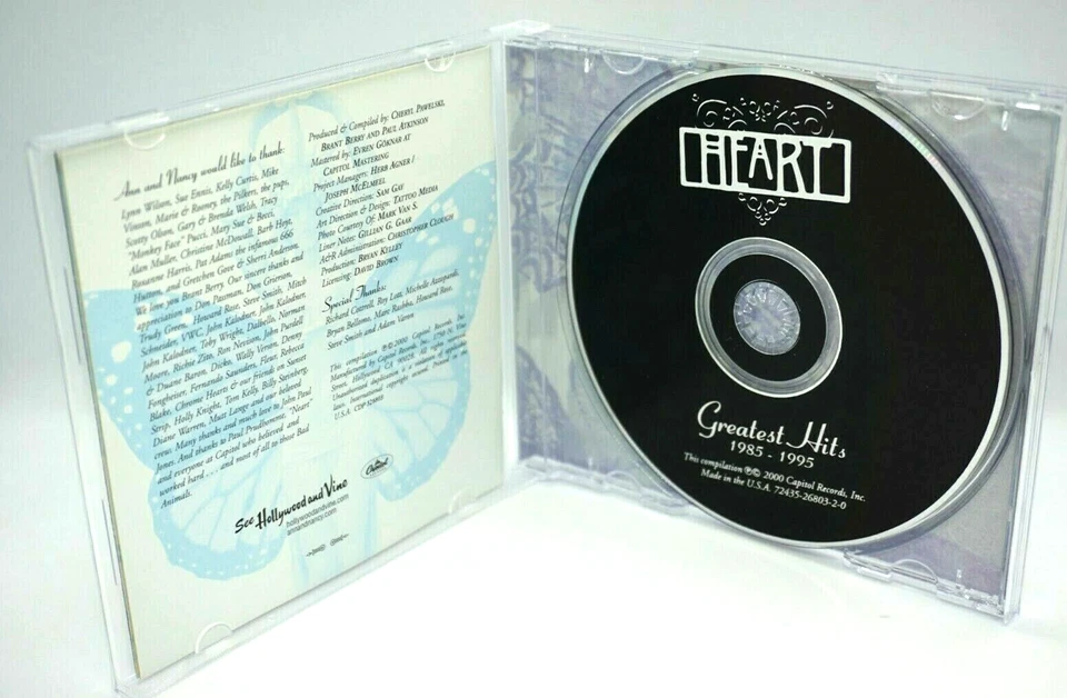 Heart : Greatest Hits 1985-1995 CD Album - Nancy Wilson, Ann Wilson - HTF - Image 3 of 3
