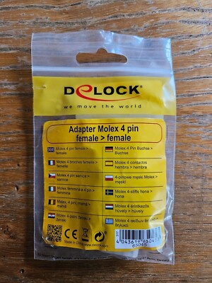 Adapter Molex 4 pin female - female